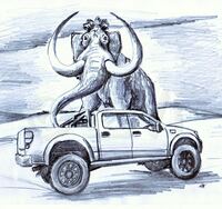 Skizze Mammut